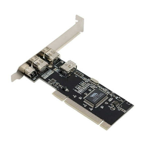 HOT PCI 1394 Card 4 Port Firewire Adapter Digital Camera HD DV Capture Driver-free VIA for Desktop PC