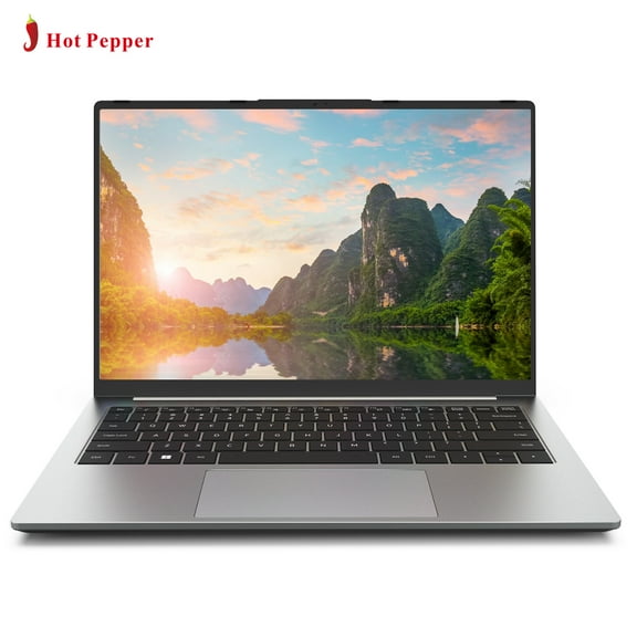 HOT PEPPER Chili R14B Laptop PC 14 Inch N100 CPU 16GBRAM 512GB ROM 11 Intel 1920*1200 Dual WiFi Metal fuselage With Dual Stereo Speakers