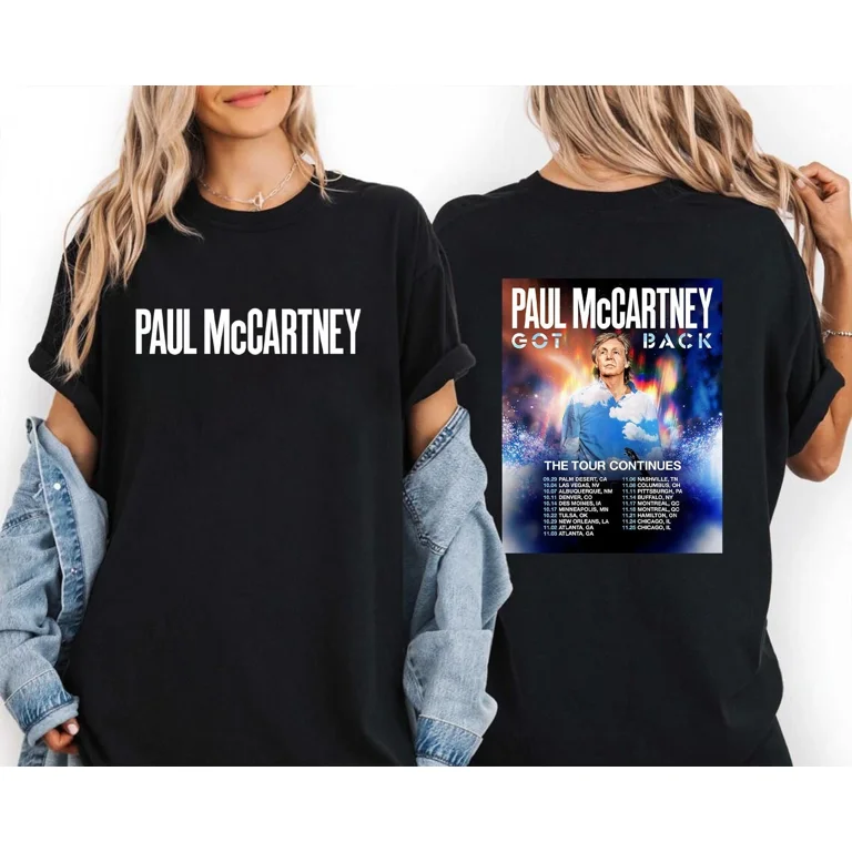 HOT Paul McCartney Project Got Back Tour 2025 Unisex T-Shirt