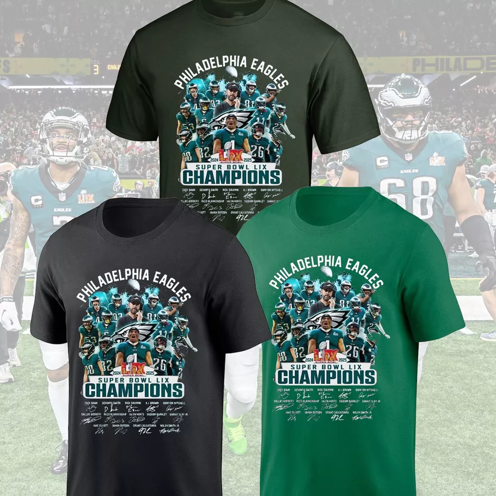 HOT ! Philadelphia 2024-2025 LIX Super Bowl Champions Gift For Fans ...