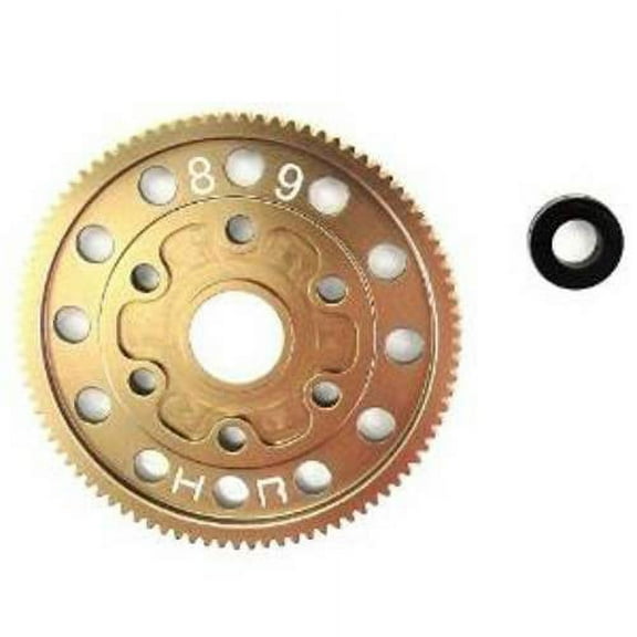 HOT-RACING SCP889H Hard Anodized 89T Aluminum Spur Gear