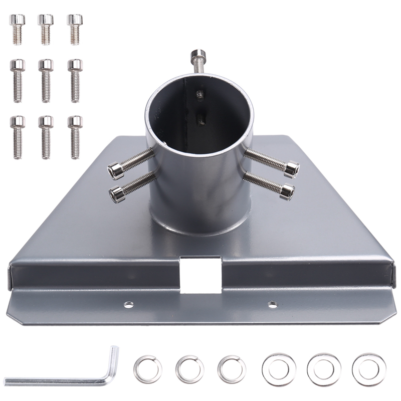 HOT! Roof Mount Plate Pole Base Satellite Antennae Wall Mounted Antenna ...