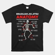 HOT SALE!! Brazilian Jiu Jitsu Anatomy Skeleton T-shirt Size S-5XL