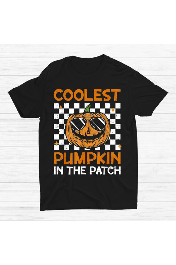 HOT SALE!! Coolest Pumpkin In The Patch Groovy Halloween T-shirt Size S-5XL