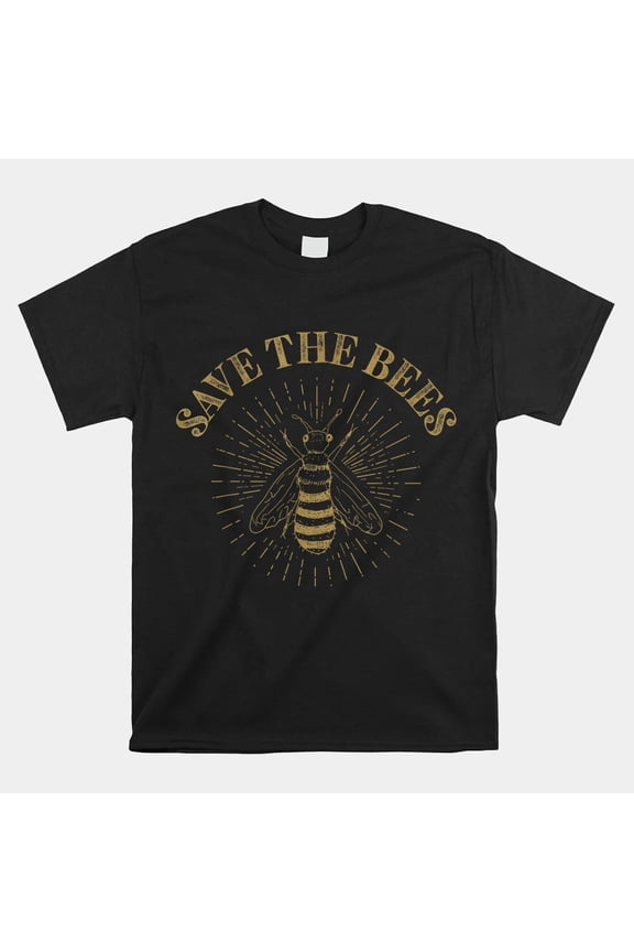 HOT SALE!! Retro Save The Bees Apiary Bee Beekeeper T-shirt Size S-5XL