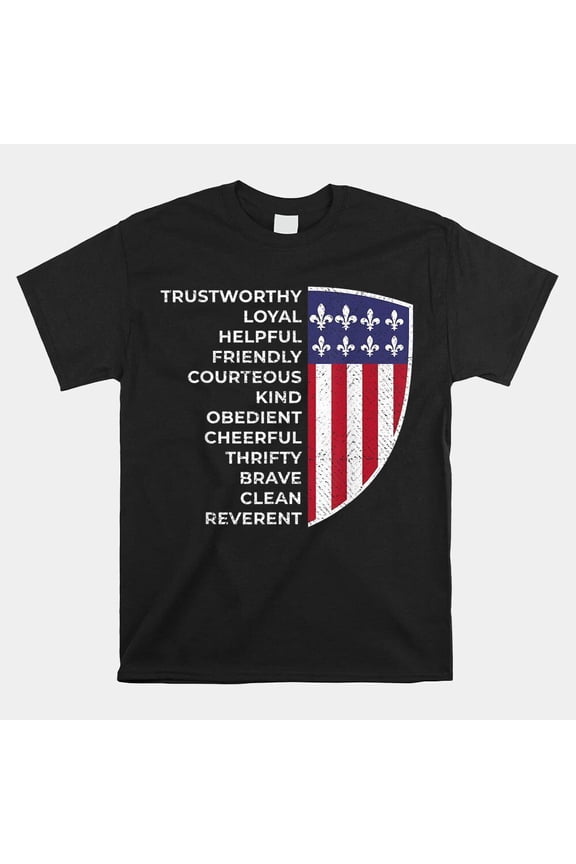 HOT SALE!! Scout Life Scouting Flag 90S Retro Vintage T-shirt Size S-5XL