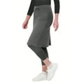 thumbnail image 1 of Pxiakgy Women's Tennis Golf Skirts Workout Skirted Leggings Yoga Capri Pants with Skirts Skorts Pockets Stretchy Waisted Long Skorts with Yoga Pants Grey XL, 1 of 5
