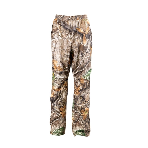 HOT SHOT Men’s Camo Rain Pant – Realtree Edge Waterproof Hunting Outdoor Apparel, Large