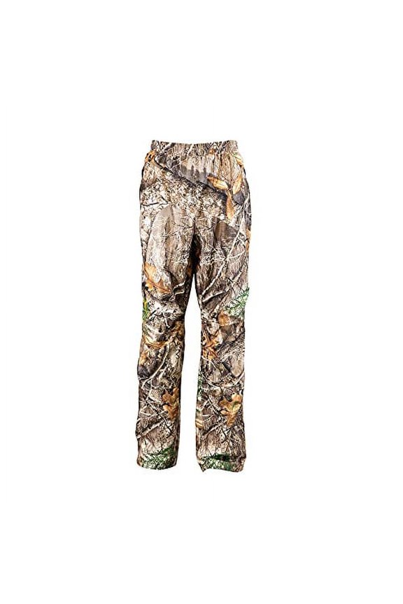 Men’s Camo Rain Pant – Realtree Edge Waterproof Hunting Outdoor Apparel, X-Large