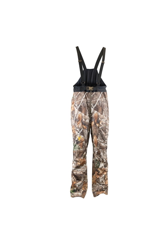 Men’s Camo Softshell Bib Pant – Realtree Edge Hunting Outdoor Apparel, X-Large