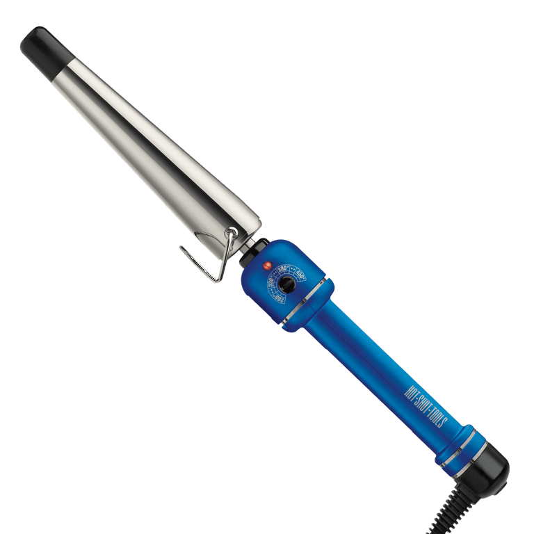 HOT SHOT TOOLS Professional 1 1 4 Titanium Tapered Curling Iron Wand