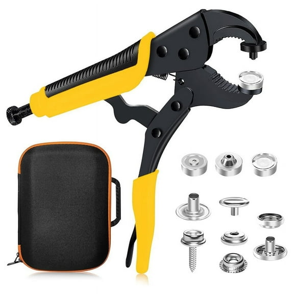 HOT Snap Kit Fastener Tools: Adjustable Pliers for Fabric Boat Cover Canvas Repair Kit, Marine Snaps Stainless Steel B