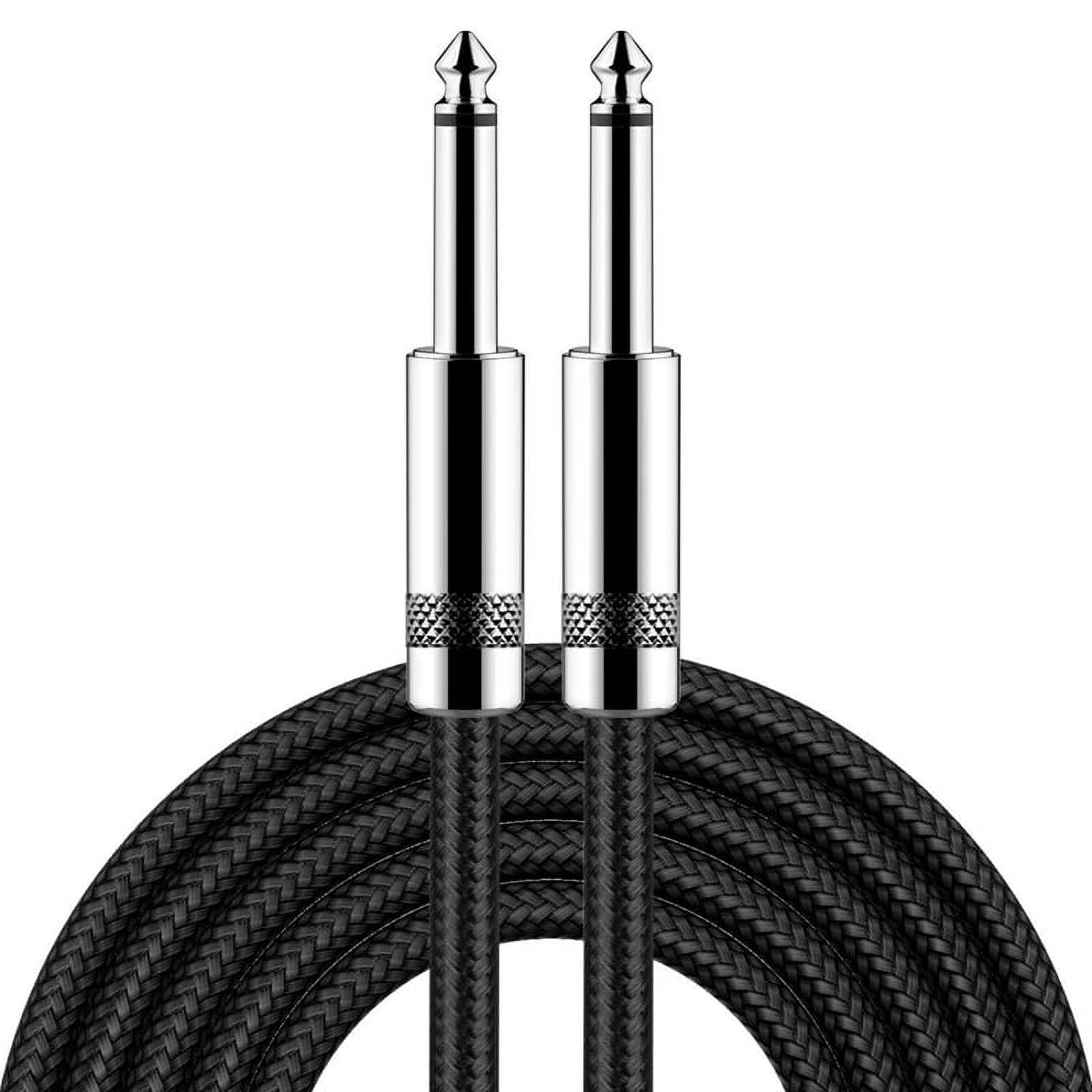 HOT! Straight-to-Straight Microphone Audio Cable 6.35mm Stereo Mixer ...