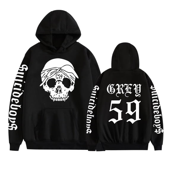 HOT Suicideboys 59 hooded sweatshirt rapper hip hop street music Multiple colors hoodie Pullover
