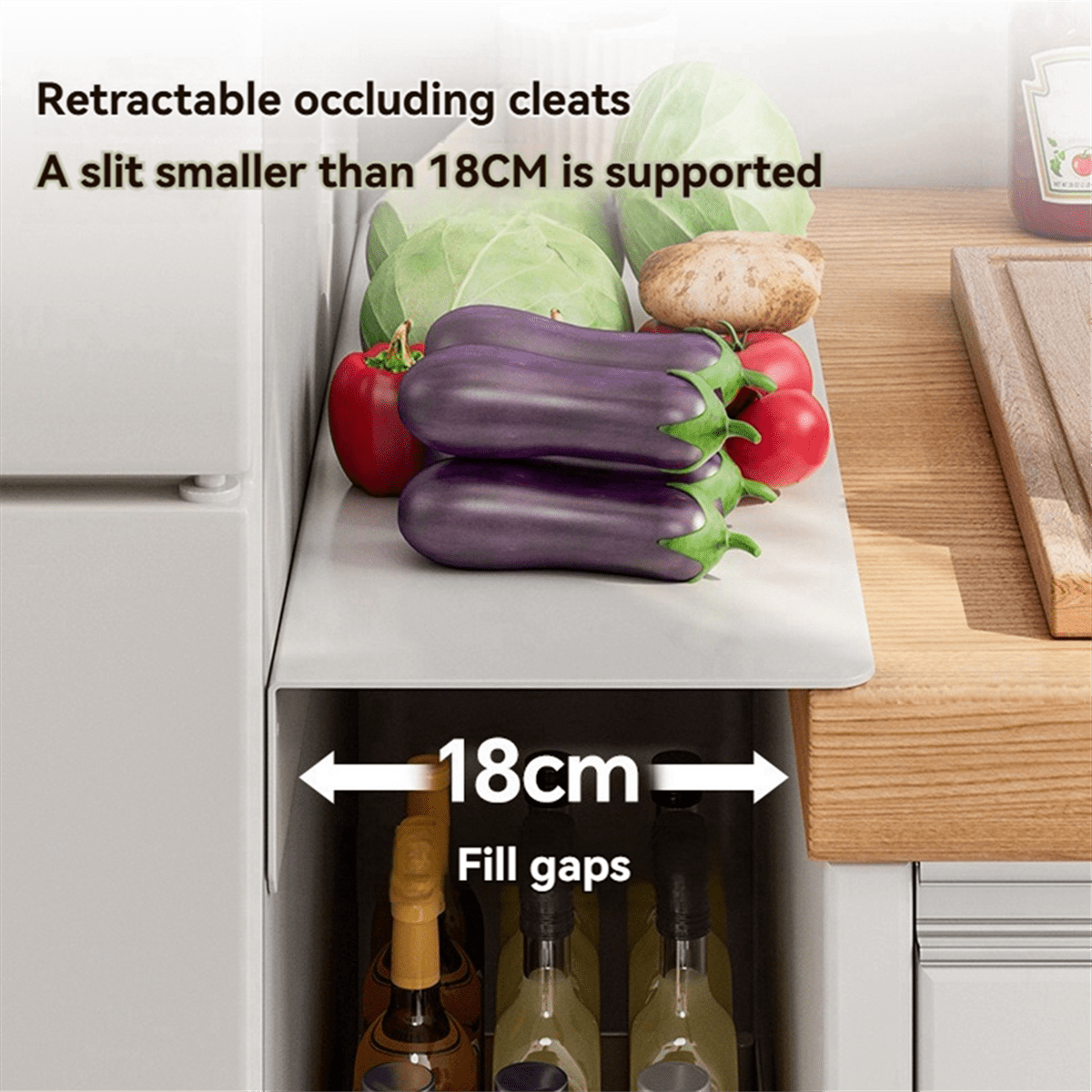 HOT! The Refrigerator Side Extension Board Non-Punching Magnetic ...