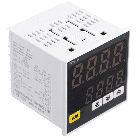 HOT! Thermostat Digital Temperature Controller AC85-265V AC PT100 K J Input TC4M PID Temp Control Thermoregulator 1300