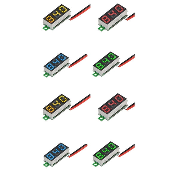 HOT Two-Wire DC Voltmeter DC4.5V-30.0V Digital Display LED