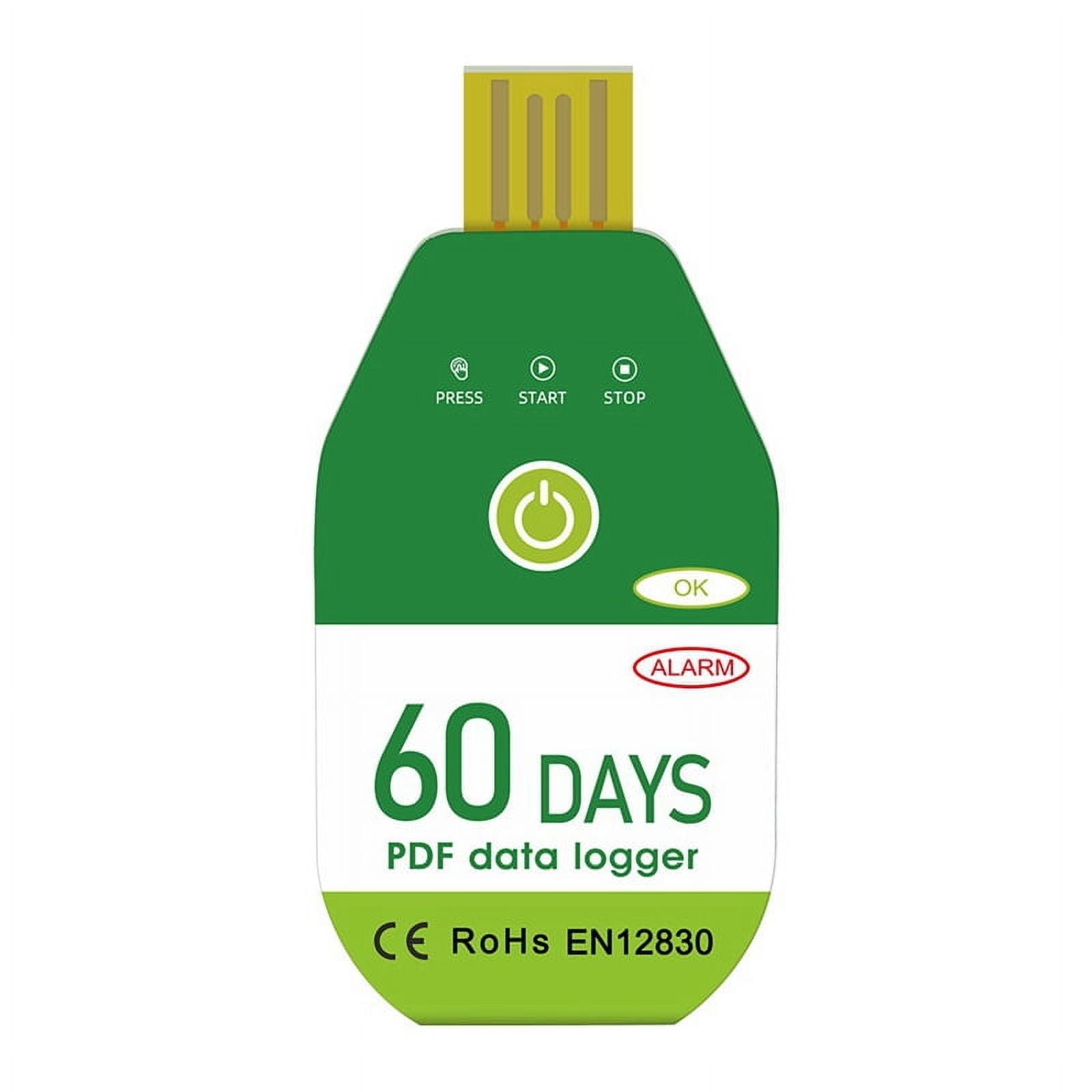 HOT! USB Temperature Data Logger & Humidity Recorder Alarm Thermometer ...