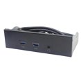 thumbnail image 1 of HOT USB3.2 GEN1 Floppy Drive Slot HD-AUDIO Audio Front Panel 5.25inch Optical Support 2x USB3.0 + 1x 3.5mm, 1 of 4