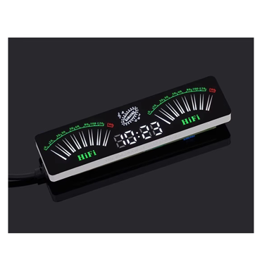 VU Meter, Mini Durable VU Audio Meter, ABS With Backlight For DIY