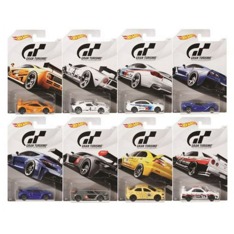 HOT WHEELS 1:64 BASICS - GRAN TURISMO ASSORTMENT SET OF 8 FKF26-999A 