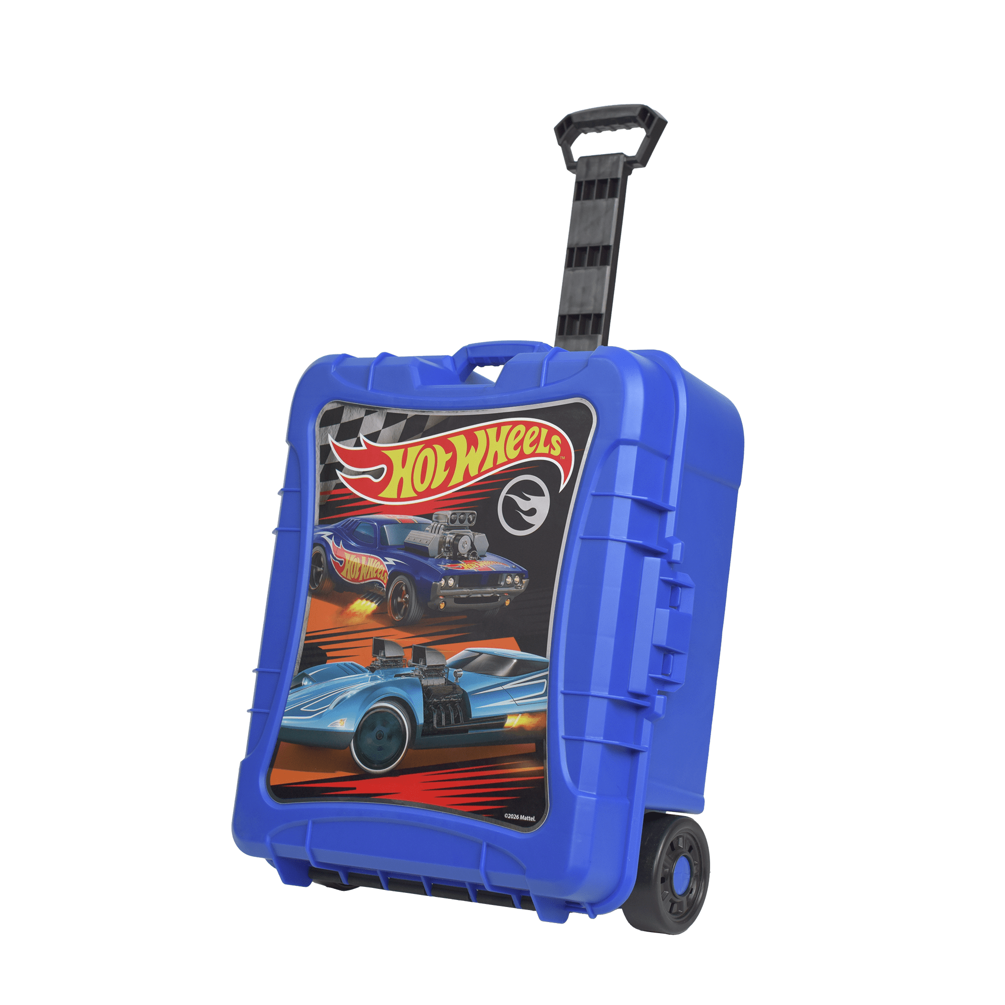 Hot Wheels 110 Vehicle Playsets Plastic Carrying Case in Blue, for Child Ages 3+
