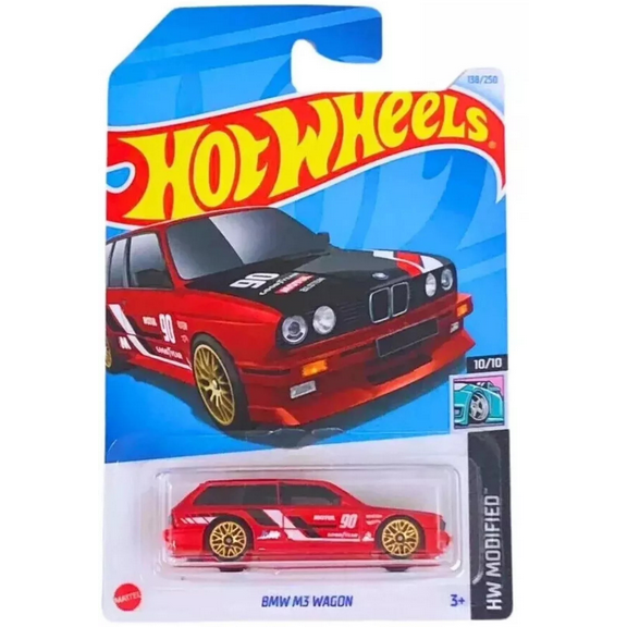 HOT WHEELS BMW M3 WAGON RED (138/250) HW MODIFIED (10/10)