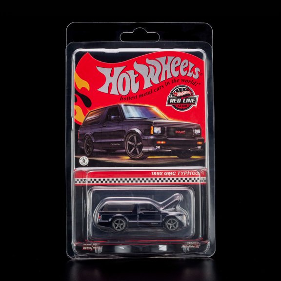 HOT WHEELS COLLECTORS 1992 GMC TYPHOON RLC EXCLUSIVE W/PROTECTIVE CASE