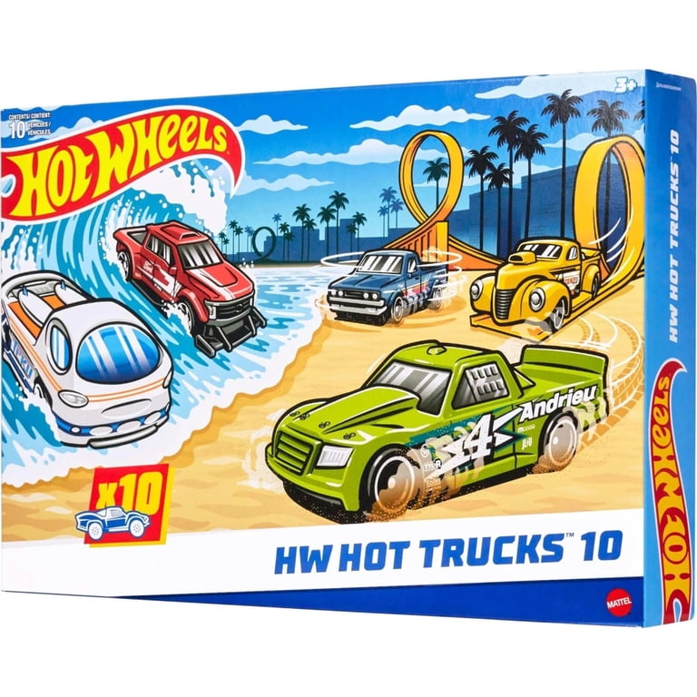 HOT WHEELS HW HOT TRUCKS 10 PC Collecting Box - Walmart.com