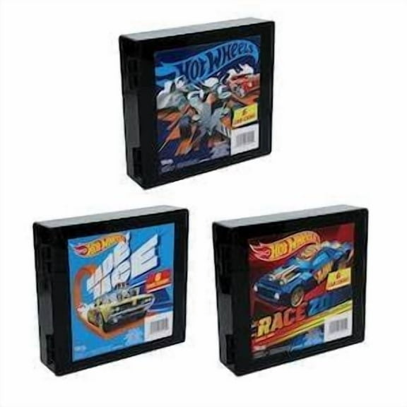 HOT WHEELS MADE TO RACE 6 CAR CASE