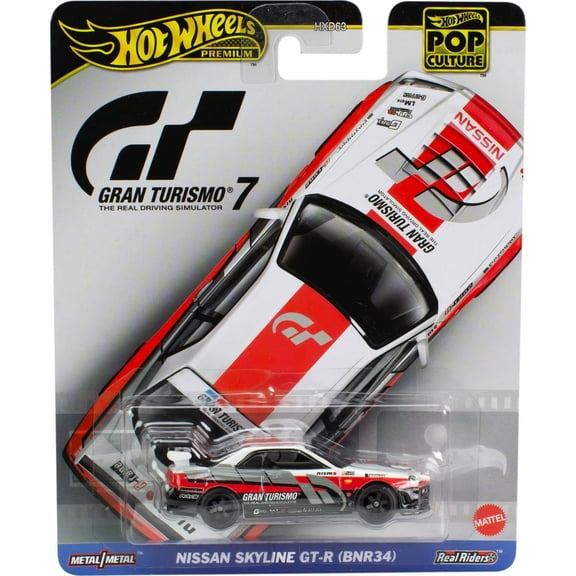 HOT WHEELS NISSAN SKYLINE GT-R R34 GRAN TURISMO POP CULTURE PREMIUM