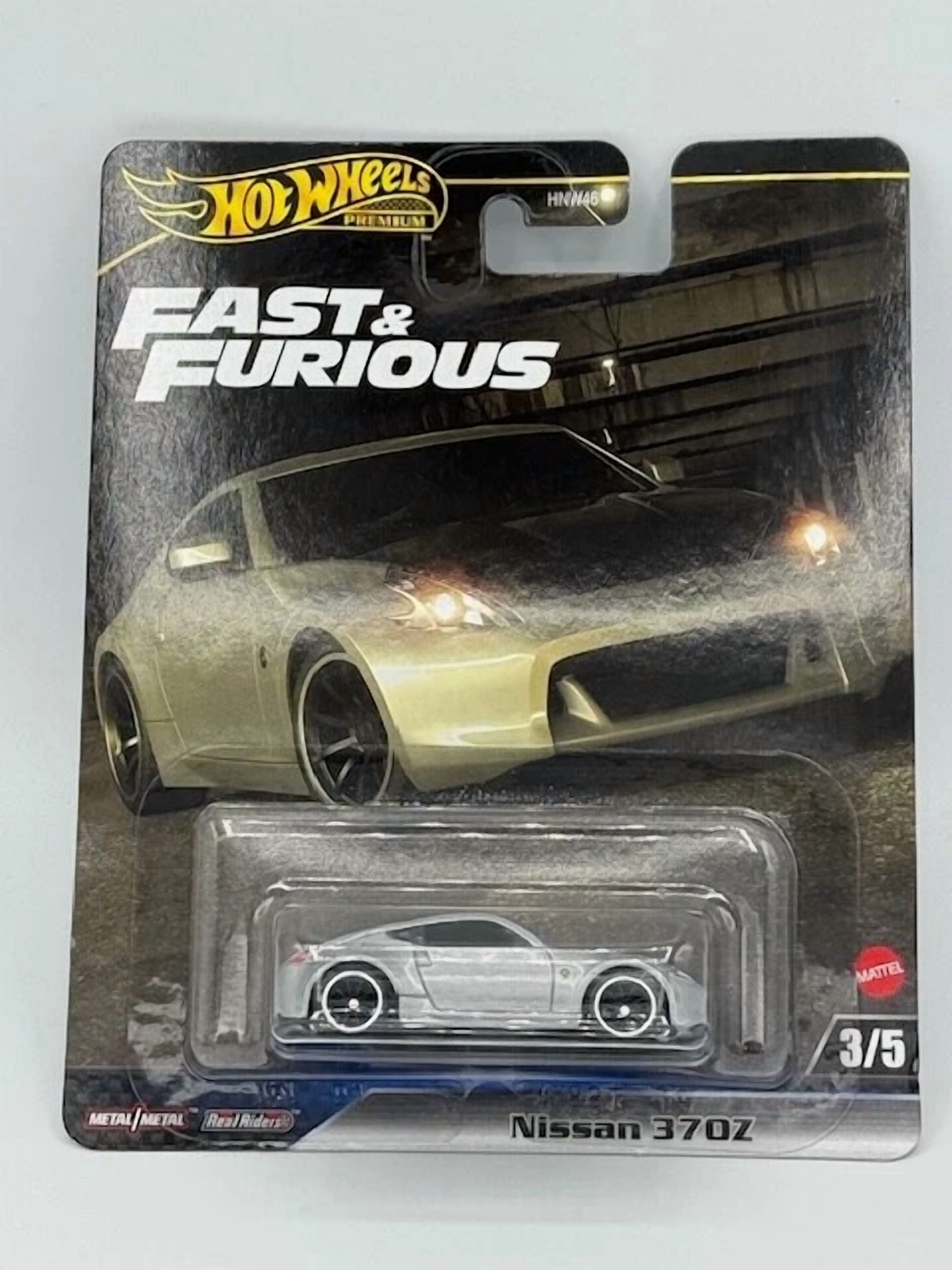 HOT WHEELS PREMIUM FAST & FURIOUS J NISSAN 370Z RELEASE J SILVER