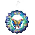 thumbnail image 1 of HOT! Wind Spinners Outdoor, Hanging Butterfly Outdoor Spinner, Metal for Patio Art Decorations, 1 of 6