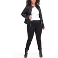 thumbnail image 1 of HOT Women's Genuine Black Lambskin Real Leather Jacket Stylish Biker Coat W458, 1 of 4