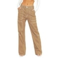 thumbnail image 1 of HOTAPEI Cargo Pants for Women Casual Mid Waist Jeans Wide Leg Pants Baggy Cargo Jeans With 4 Pockets US 4-18, 1 of 6