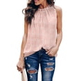 thumbnail image 1 of HOTAPEI Tank Tops for Women Halter Neck Leopard Print Sleeveless Shirts Summer Casual Tank Top Blouse, 1 of 5