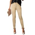 thumbnail image 1 of HOTAPEI Womens Skinny Jeans High Rise Skinny Jeans Button Fly Raw Hem Jeans Skinny Ankle Jeans Butt Lifting Jeans, 1 of 5
