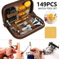 thumbnail image 1 of HOTBEST 149pcs Watch Repair Tools Kits Watches Battery Replacement Watchband Link Remover with Carrying Case Durable Professional Spring Bar Tool Set, 1 of 11
