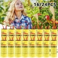 thumbnail image 1 of HOTBEST 16Pack Pesticide Free Fly Paper, Sticky Fly Catchers Set for Indoor or Greenhouse Use Fly Trap, Fly Catcher Ribbon, Fly Paper Ribbon,Fly Ribbon, Fly Bait, 1 of 16