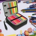 thumbnail image 1 of HOTBEST 184 Slots Fashion Design Colored Pencil Case Large Capacity, 1 of 7