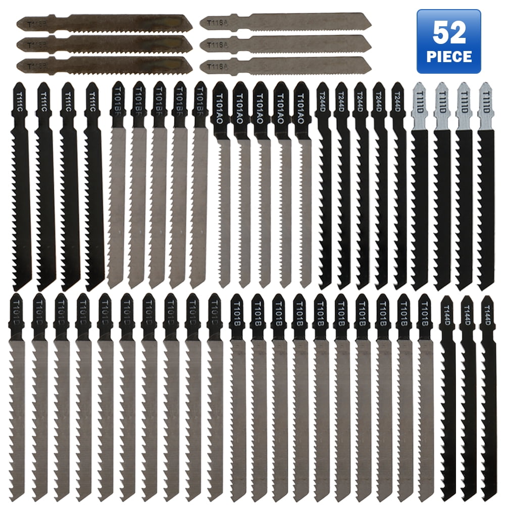 10pcs Jigsaw Blades Set for Black and Decker Jig Saw Metal Plastic Wood  Blades