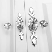 HOTBEST 6PCS Crystal Diamond Glass Pull Handle Door Knobs Drawer Cupboard Cabinet Handle USA