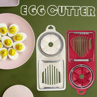 QNCIGER Handheld Egg Slicer, Cooking Kitchen Gadgets for Hard
