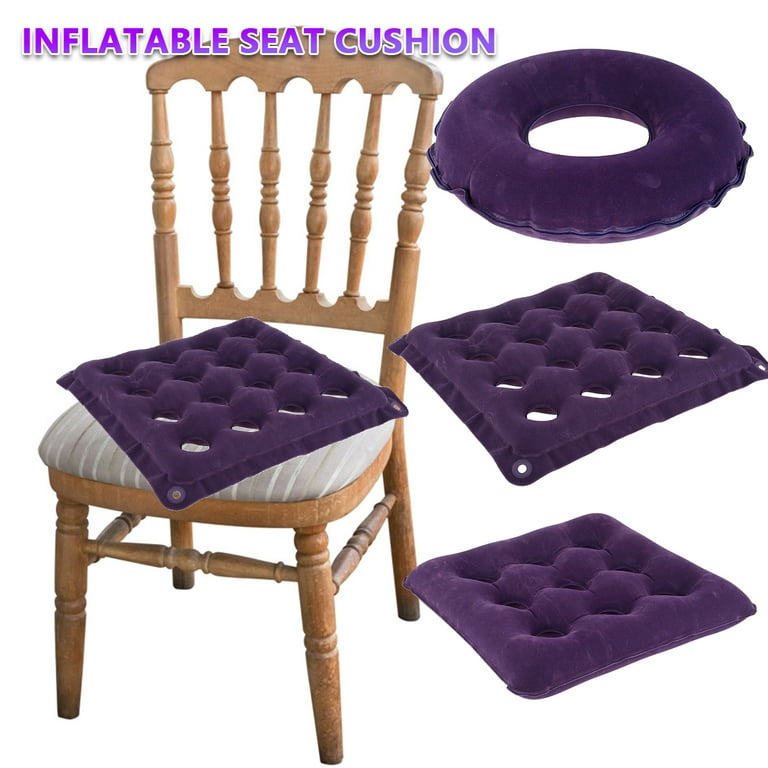 HOTBEST Inflatable Seat Cushion Air Cushion Seat Sit Cushion With Air Vent  Very Suitable for Office Chair and Wheelchair use