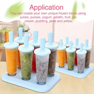 Cute Popsicle Mold Set 4 Pieces Popsicle Maker Ice Cream Molds DIY Frozen  Ice Pop Molds Kitchen Accessories Easy Release Breastmilk Reusable BPA Free