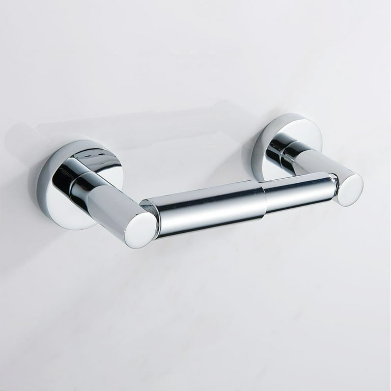 Chrome Wall Mounted Toilet Paper Dispenser TP Roll Rack Bathroom Tissue Holder