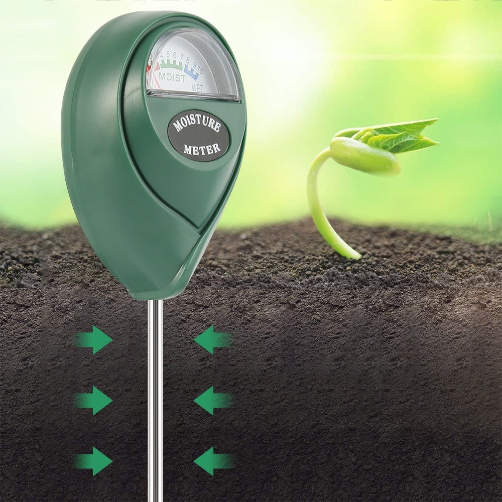XLUX T10 Soil Moisture Sensor Meter - Soil Water Monitor, Hydrometer for  Gardening, Farming, No Batteries Required