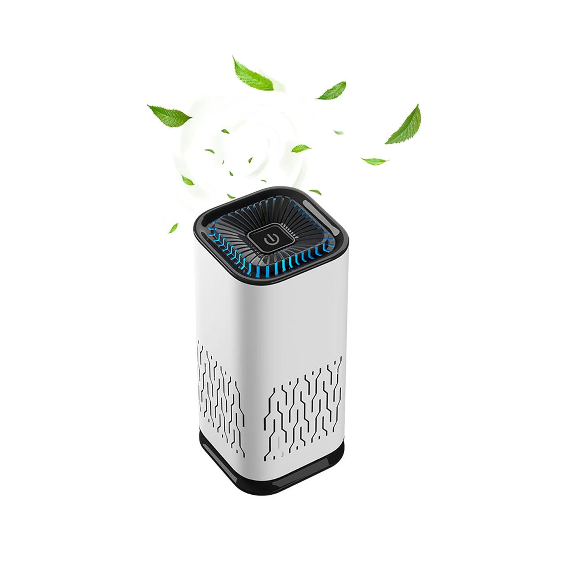 HOTDUCK Car air purifier atomization negative ion small deodorization office filter purification