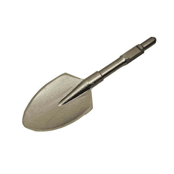 HOTECHE Clay Spade Shovel Chisel Demolition Jack Hammer 1-1/8" Hex Shank 540403
