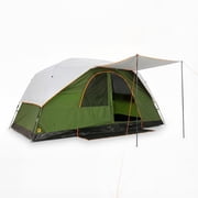 HOTEEL 10 Person Large Family Camping Tent with Waterproof Rainfly, Spacious Outdoor Tent with Mesh Windows & Storage Pockets, Ideal for Traveling, Hiking & Group Trips, Green
